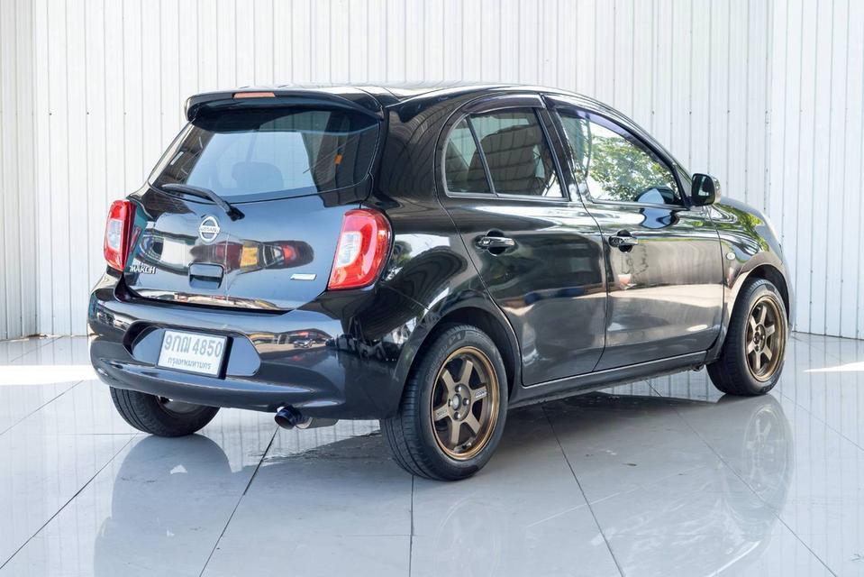 NISSAN MARCH 1.2 E เกียร์ MT ปี 2018 สีดำ โฉม ปี10-ปัจจุบัน รูปที่ 6