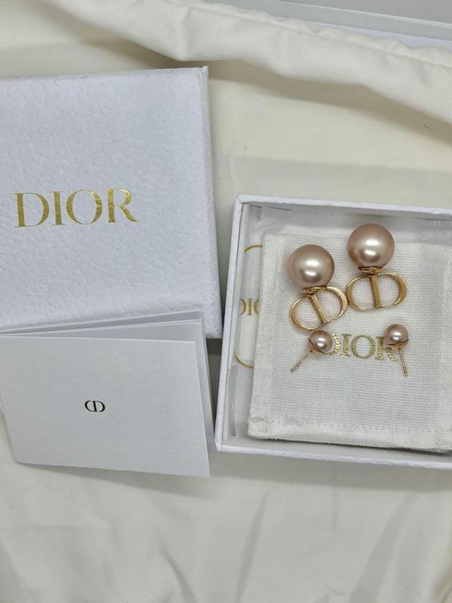 Dior Tribales Earrings สี pink gold 4