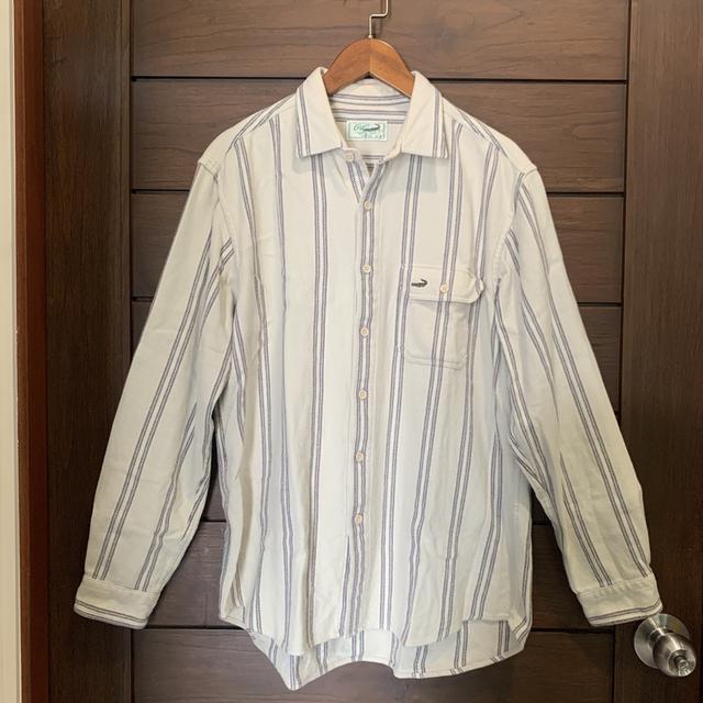 Crocodile Striped Flannel Shirt