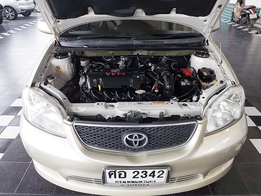 รหัสรถ KCY2342 TOYOTA VIOS 1.5S IVORY AUTO ปี 2005 13