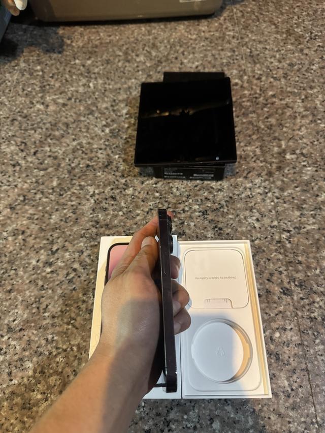 ขายๆๆๆถูกๆๆไอโฟน14Proสีใหม่หายากPurple 128กิ๊กยกกล่องอีมี่ตรงสภาพสวยๆใช้งานปกติหมดทุกๆฟังชั่นเครื่องรีสโตได้ตลอดไม่มีติดไอคราว  ( สูนไทยแท้เดิมๆหายากม 5