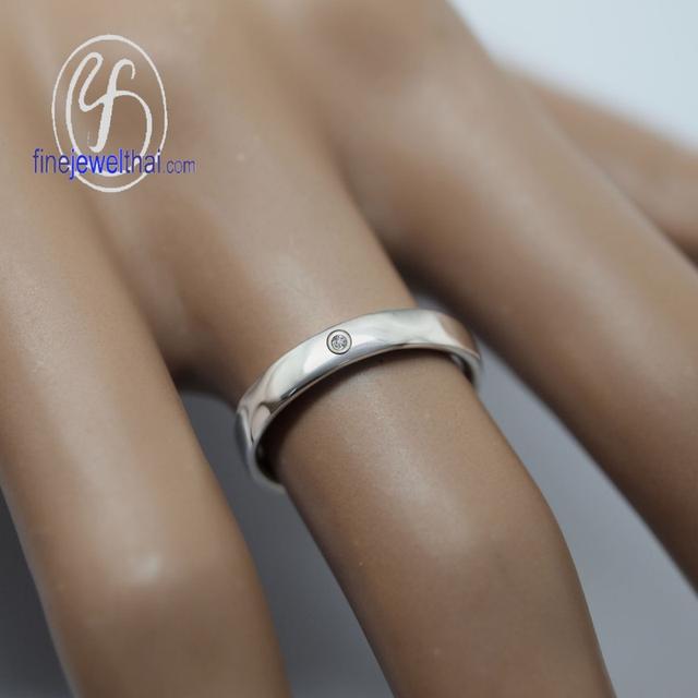 Finejewelthai แหวนเงินแท้ แหวนเพชรCZ เพชรสังเคราะห์ - R1299cz 3