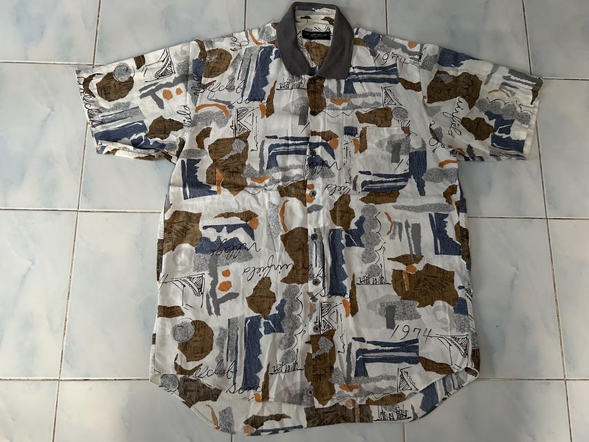 🐻เสื้อคอต่อ 90s MUIRFIELD by Jack Nicklaus งานแท้นําเข้าจากญี่ปุ่น ผ้าคอตตอน 100% ลายหล่อมาก!