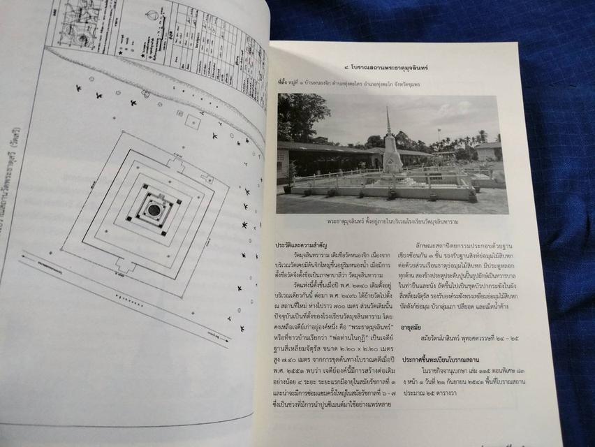 หนังสือโบราณสถานที่ขึ้นทะเบียนในเขตพื้นที่สำนักศิลปากรที่๑๒นครศรีธรรมราช พิมพ์ครั้งที่๑ปี๒๕๖๓ ความหนา199หน้า ปกอ่อน 3