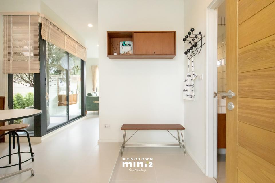 Monotown Mini2 ทาวน์โฮม 2 ชั้น พร้อมคอร์ดยาร์ท ใกล้เมต้ามอล์ 3