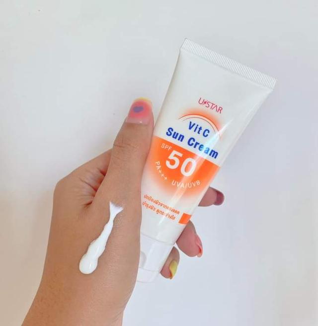 u star vit c sun cream  2