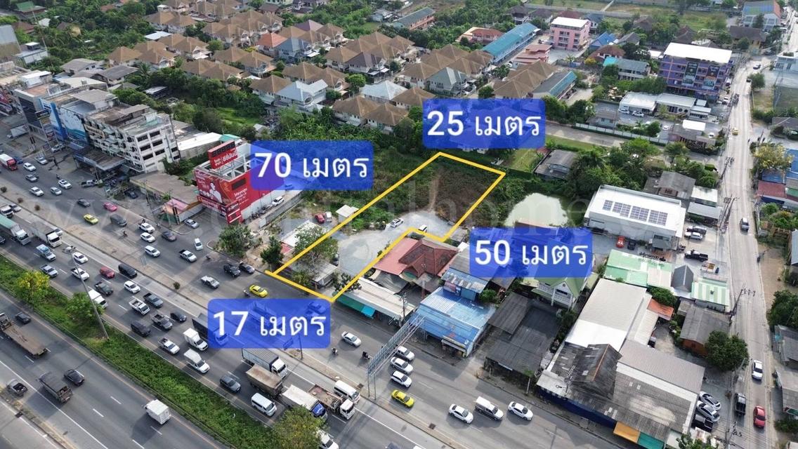 ที่ดินเปล่า 1 ไร่ ติดถนนกาญจนาภิเษก ซอยวัดพระนอน ใกล้ตลาดพระปิ่น 3 2