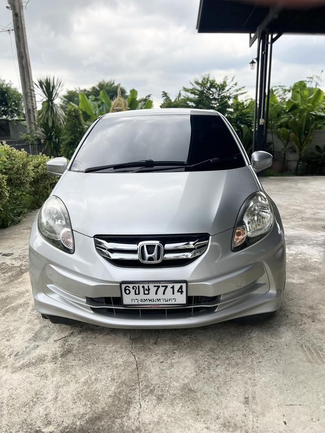 2013 Honda brio 1.2V รถสวยเดิมไม่เคยติดแก๊ส น้อต ไม่ขยับ