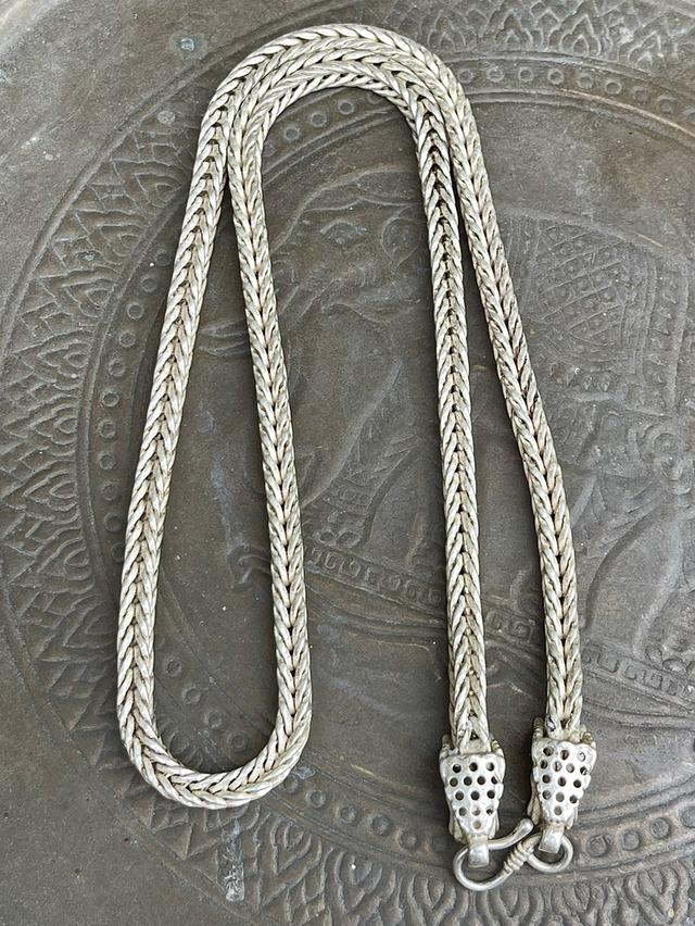 สร้อยคอเงิน สร้อยเงินเก่า หัวลายมังกร สร้อย 9