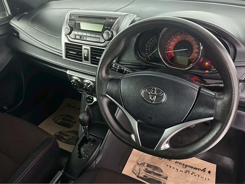 Toyota Yaris 1.2J เบนซิน เกียร์ออโต้  ปี2016 16