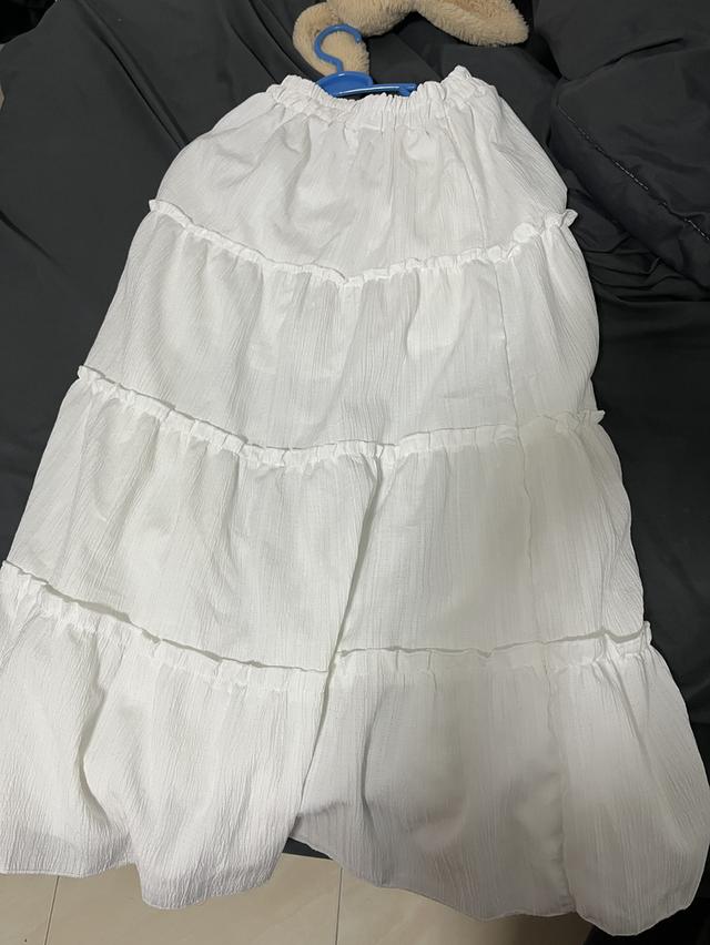 กระโปรงยาวสีขาว 3