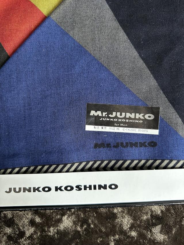 👉[ส่งต่อของสะสม] ผ้าเช็ดหน้าวินเทจ Mr. JUNKO (by Junko Koshino) - สภาพสะสม 100% รูปที่ 4