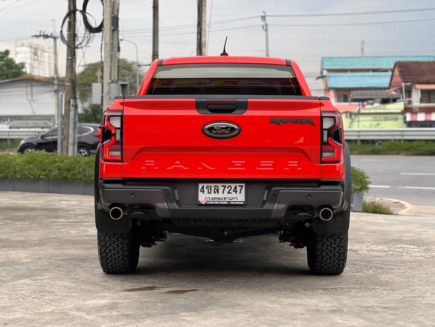 FORD RANGER, 3.0 RAPTOR ECOBOOST 4WD ปี 2022 โฉม DOUBLE CAB สีส้ม สวยจัดๆ เกียร์ออโต้ 10 สปีด รูปที่ 5