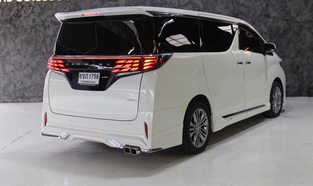 รหัสรถ JRS1758 TOYOTA VELLFIRE  hybrid 2016 สี ขาว แต่งเป็น 40 look  6