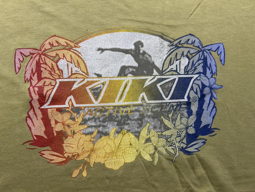 🏄‍♂️ [Vintage 90s] KIKI Retro Surf Tee - ทรง Boxy (อก 23/27) สีสวยจัด รูปที่ 3