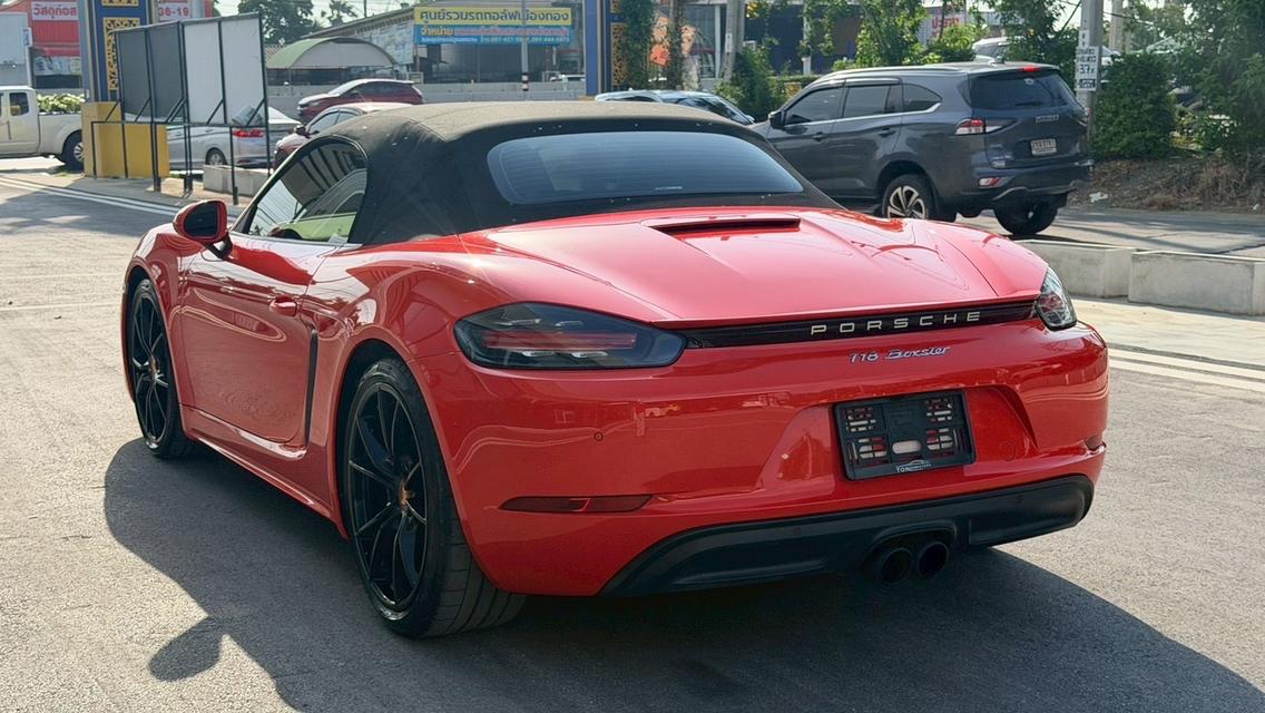 2016 PORSCHE 718 BOXSTER 2.0 Turbo สี Lavaorange เลขไมล์เพียง 53,XXX KM หลังคาผ้าใบสีดำ รถสวย ออฟชั่นล้น รถผลิตปี 16 รูปที่ 8