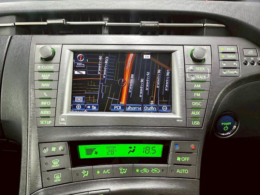 ขายรถ Toyota Prius 1.8 Hybrid ปี 2012 สีดำ เกียร์ออโต้ 14