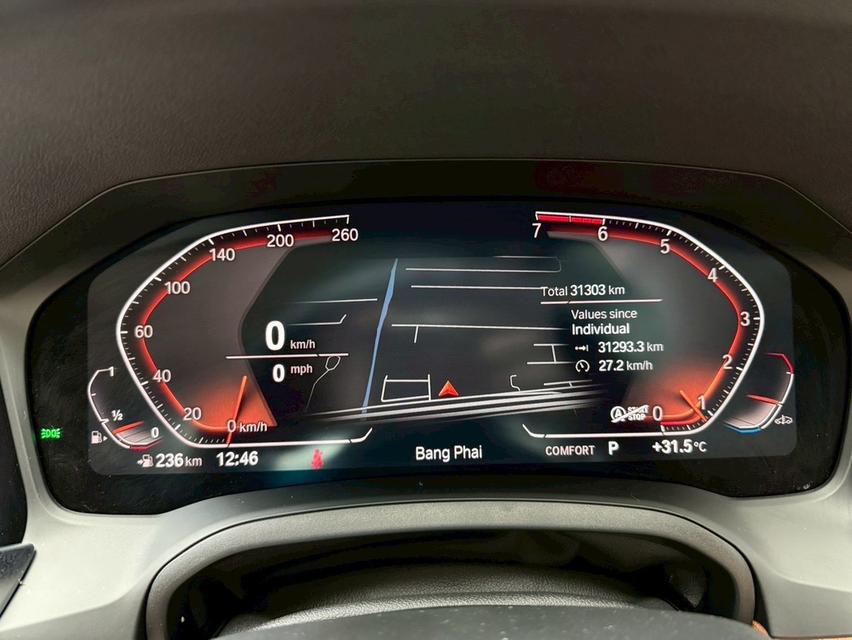 BMW 330li  M Sport G28 2021 รถบ้านมือเดียว ป้ายแดง ไม่เคยทำสี ประวัติศูนย์ทุกระยะ เคลือบแก้วตลอด 16