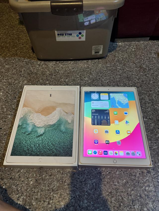 ขายiPadPro12.9(Gen2)สีGold256กิ๊กWifi Celluerใส่ซิมได้มีกล่องสวยๆใช้งานดีถูกๆ 1