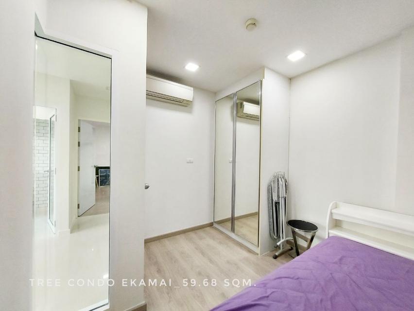 ให้เช่า คอนโด 2 bedrooms fully-furnished good conditionTree Condo เอกมัย 60 ตรม. in good area near BTS Ekkamai 6