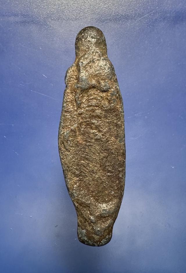 พระร่วงยืนสุโขทัย เนื้อชินเขียว 8