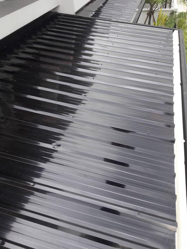 รับเหมา ต่อเติม โครงหลังคากันสาดห้องครัวเทพื้นปูกระเบื้อง Line dddesign23 รูปที่ 2