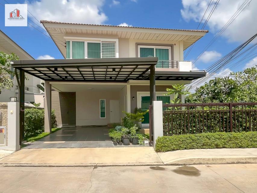 ขาย บ้านเดี่ยว พร้อมเฟอร์ ศุภาลัย พาร์ควิลล์ พระราม 2-ท่าข้าม 150 ตรม 55.9 ตรว หลังริม 1