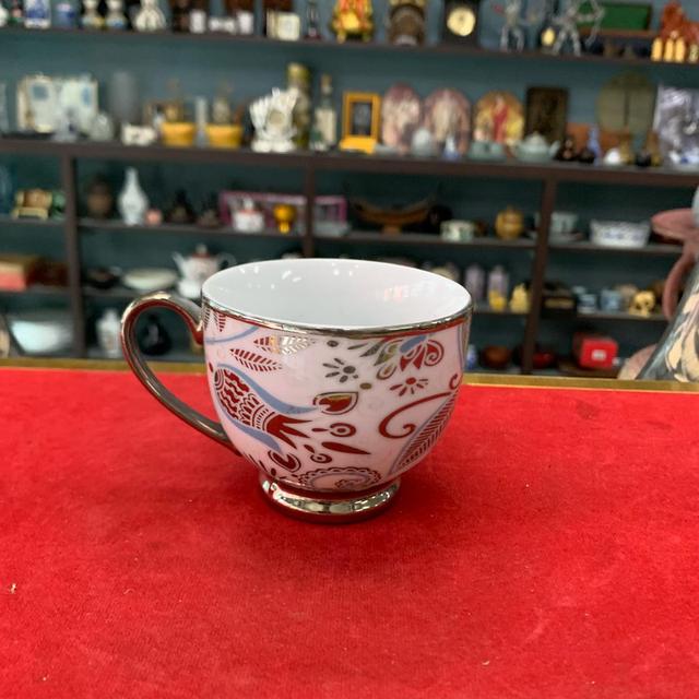 แก้วกาแฟ ทองคำ 24k porcelain งานเบลเยี่ยม