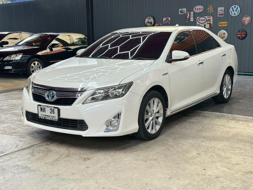 TOYOTA CAMRY 2.5HV DVD ปี 2013 เดิมๆทั้งคัน พาช่างมาตรวจเช็คได้เลย-บุ๊คครบ เช็คศูนย์ทุกระยะ