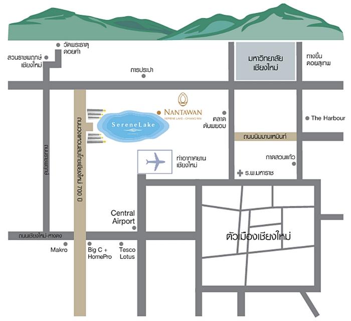 Condo Serene Lake North 2 ห้องขนาด 35 ตร.ม 1 ห้องนอน ชั้น6 ตึก2 วิวดอยสุเทพ ห้องสวย ตกแต่งครบตามรูป 12
