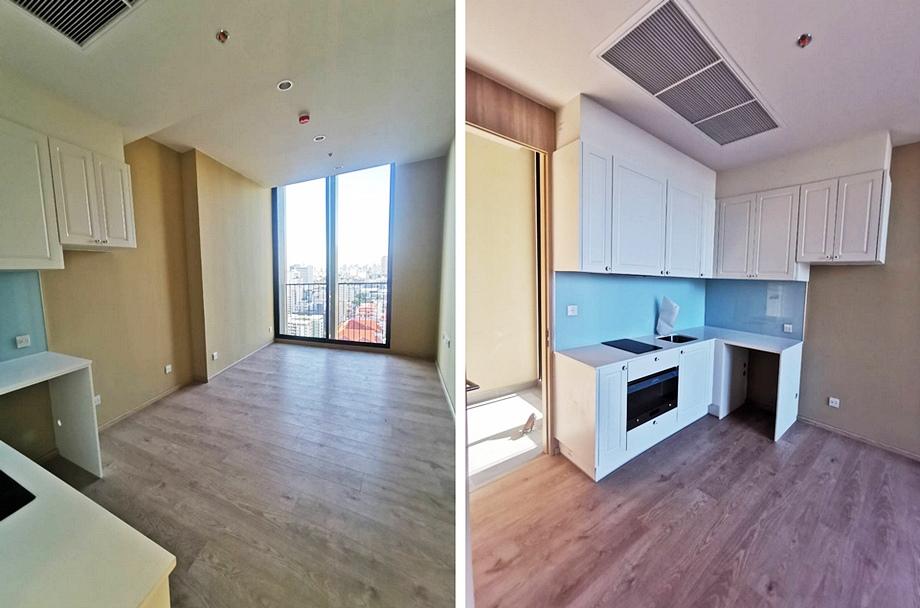Condo Noble BE19 @BTS Asoke Station 52.07 sq.m 2 Beds 2 Baths 19th floor With private garden 1