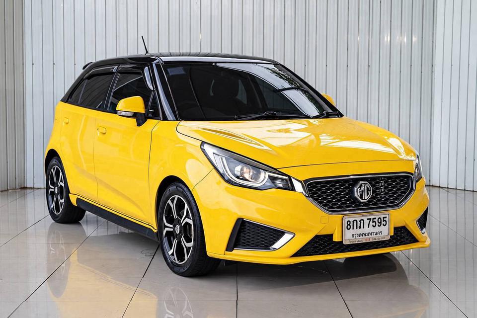 MG 3 1.5 V SUNROOF ปี 2019 สีเหลือง ดำ โฉม ปี14-24