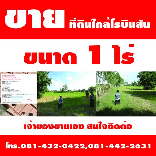 ขายที่ดินเปล่า 1 ไร่ ใกล้โรบินสันสุรินทร์ ต.สลักได อ.เมืองสุรินทร์ 3