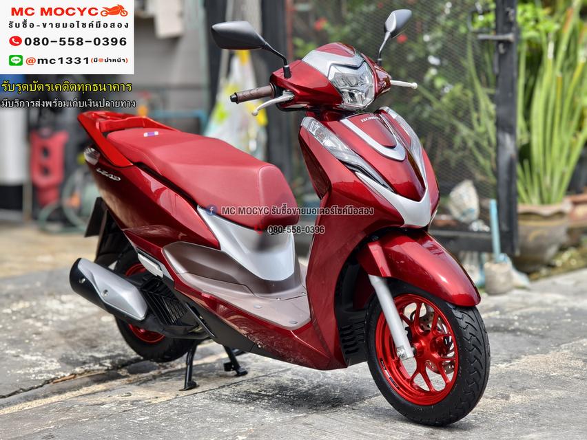Lead 4v สีแดง 2023 วิ่ง1000โล รถบ้านแท้มือเดียวเครื่องท่อเดิมๆ สีสวยใหม่มาก No1167