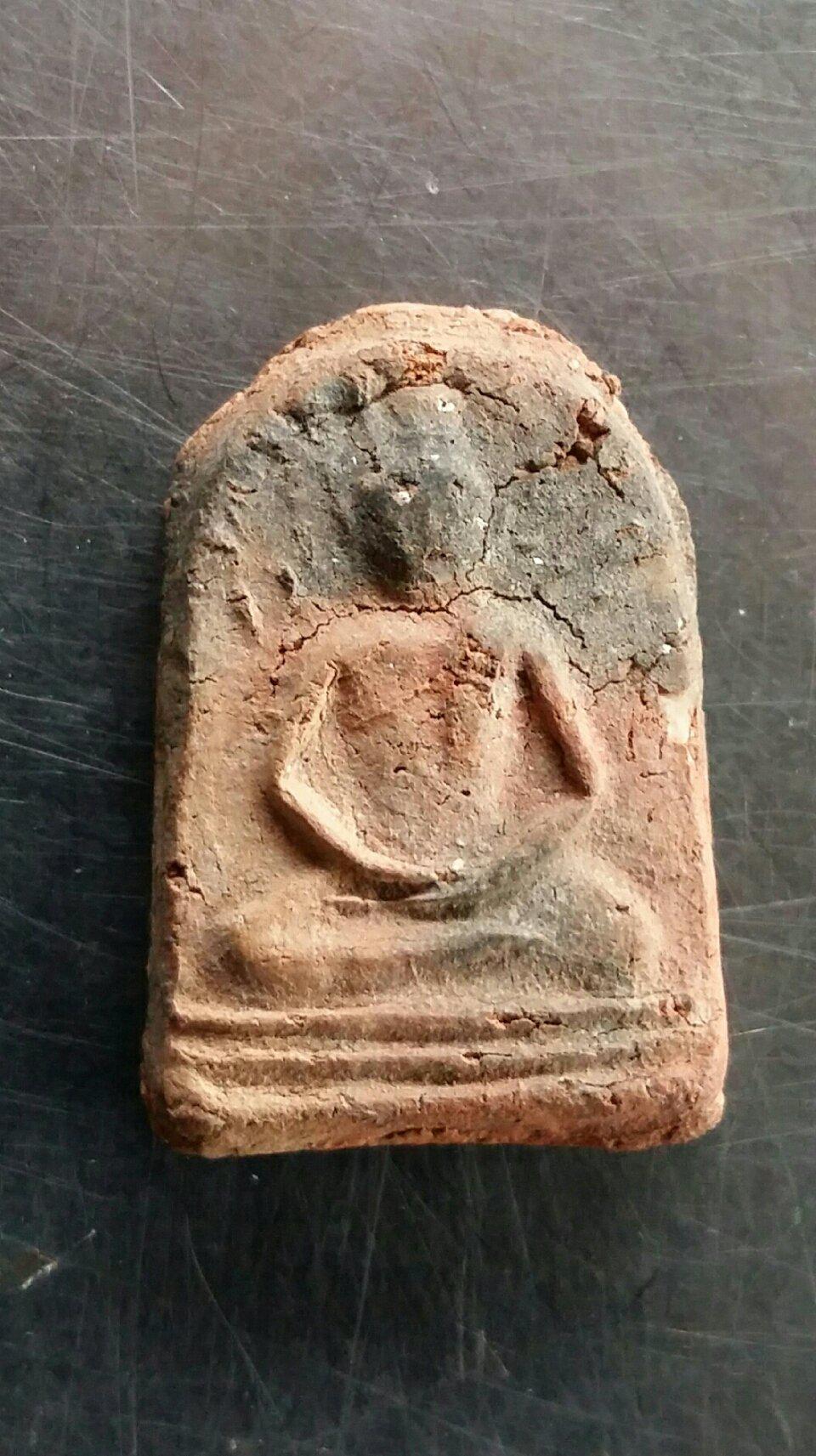 พระปรกโพธิ์ใหญ่หลวงปู่บุญ วัดกลางบางแก้ว เนื้อดินสองสี