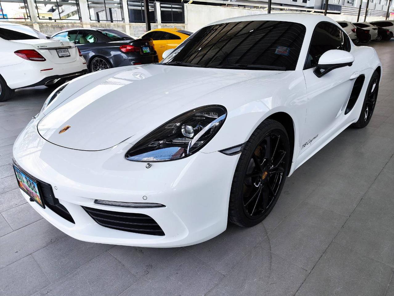 2018 PORSCHE 718 CAYMAN 2.0 Turbo PDK เกียร์ออโต้ สีขาว รูปที่ 2