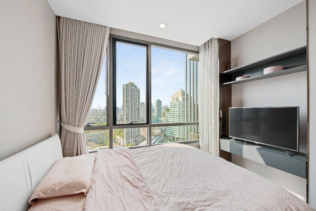 ให้เช่า คอนโด เฟอร์นิเจอร์ครบ ชั้นสูง The Room สุขุมวิท 69 36 ตรม. ใกล้รถไฟฟ้า BTS พระโขนง