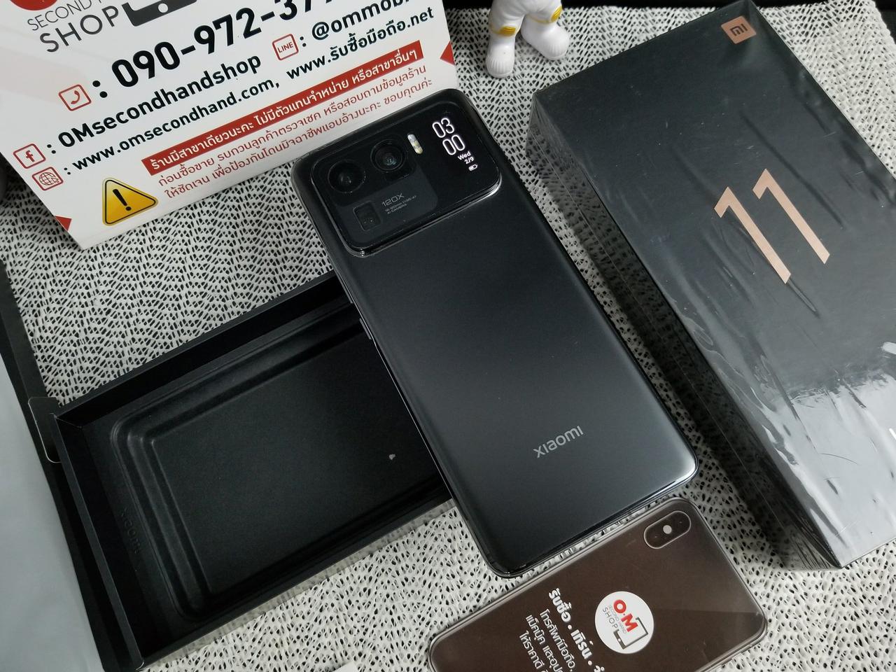 ขาย/แลก Mi11 Ultra 5G 12/256GB Ceramic Black รอมจีน สวยมากๆ Snap888 แท้ ...