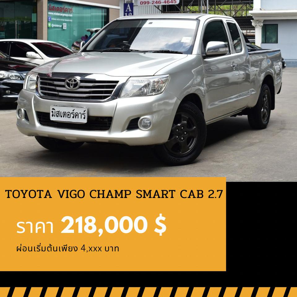 🚩TOYOTA HILUX VIGO CHAMP AMART CAB 2.7 ปี 2012