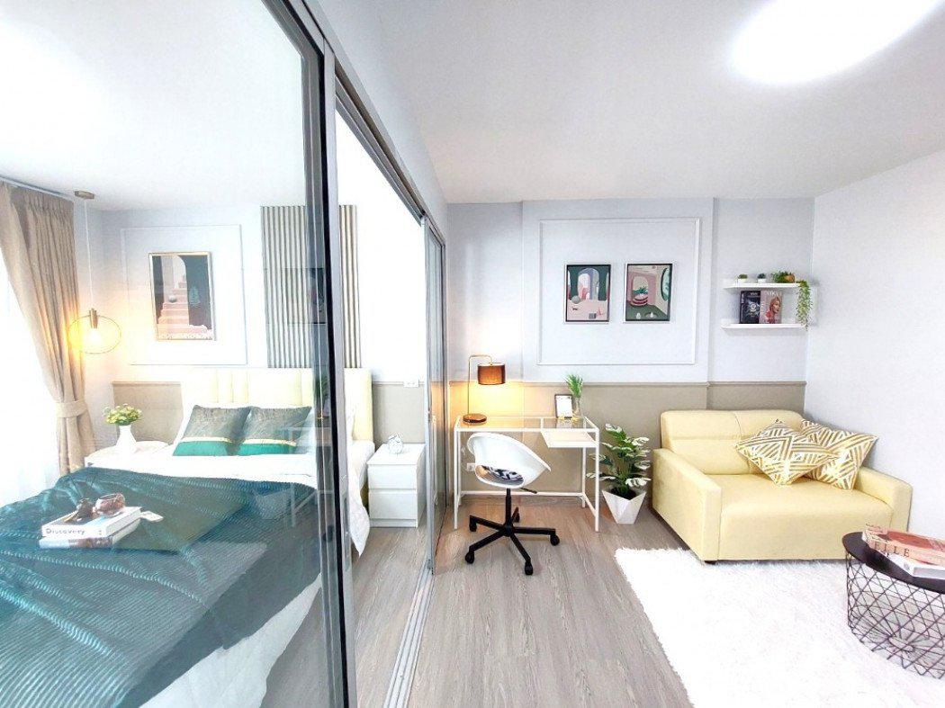 ขาย คอนโด เฟอร์นิเจอร์ครบ ชั้น 1 D CONDO Rattanathibet 29 ตรม. ใกล้รถไฟฟ้า MRT ไทรม้า
