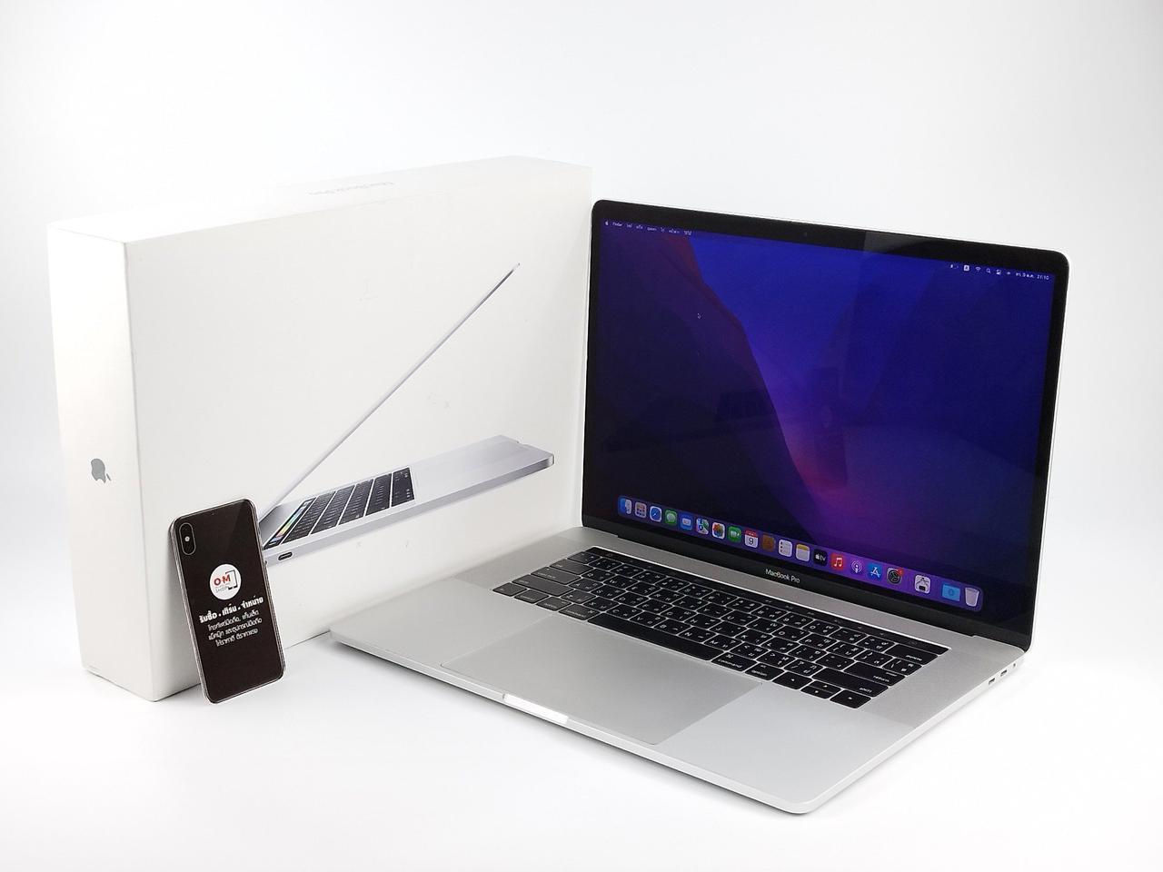 ขาย/แลก Macbook Pro 15 inch 2016 Touchbar /2.7 GHz Core i7 /Ram16 /SSD512 / ศูนย์ไทย สวยครบกล่อง เพียง 18900.-