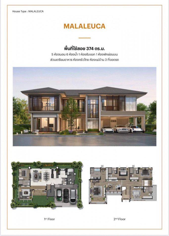 ขาย บ้านเดี่ยว บุราสิริ กรุงเทพกรีฑา 374 ตรม. 93.30 ตร.วา ID 11852 รูปที่ 3