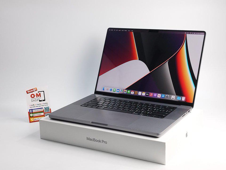 ขาย/แลก Macbook Pro 16" 2021 /M 1 Pro /Ram16 /SSD512 ศูนย์ไทย ครบกล่อง เพียง 69,900 บาท  รูปเล็กที่ 1