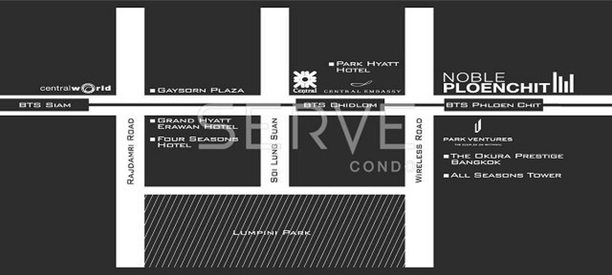 NOBLE PLOENCHIT for rent studio 47 sqm ENNXO