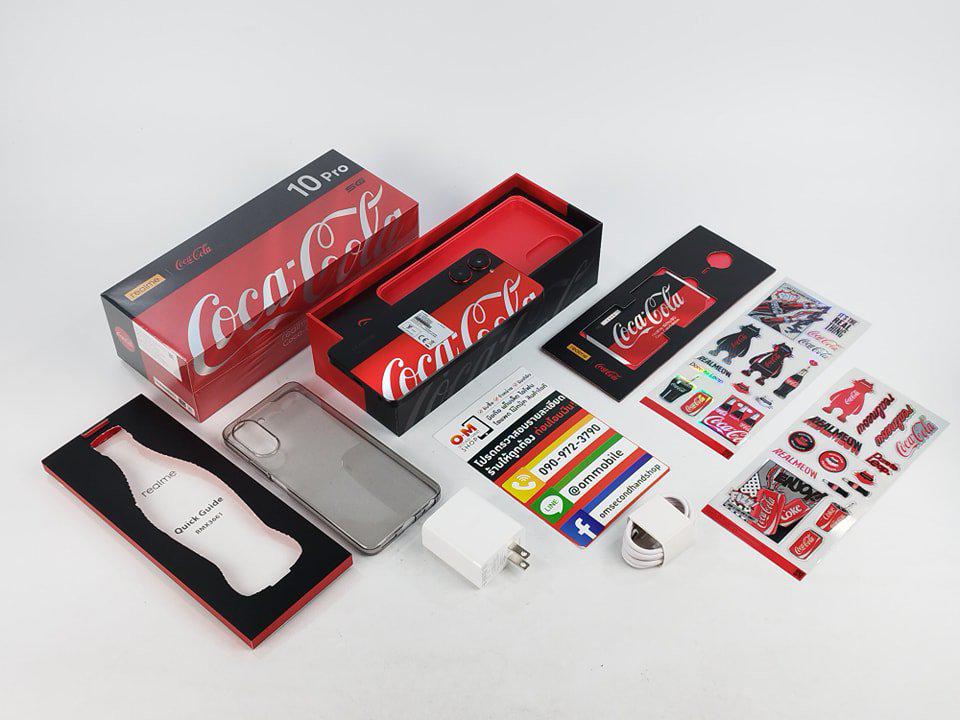 ขาย/แลก realme 10 Pro 5G Coca-Cola Edition 8/256 Snap695 ศูนย์ไทย ใหม่มากอายุ 2 วัน แท้ ครบยกกล่อง เพียง 10,900 บาท  รูปเล็กที่ 6