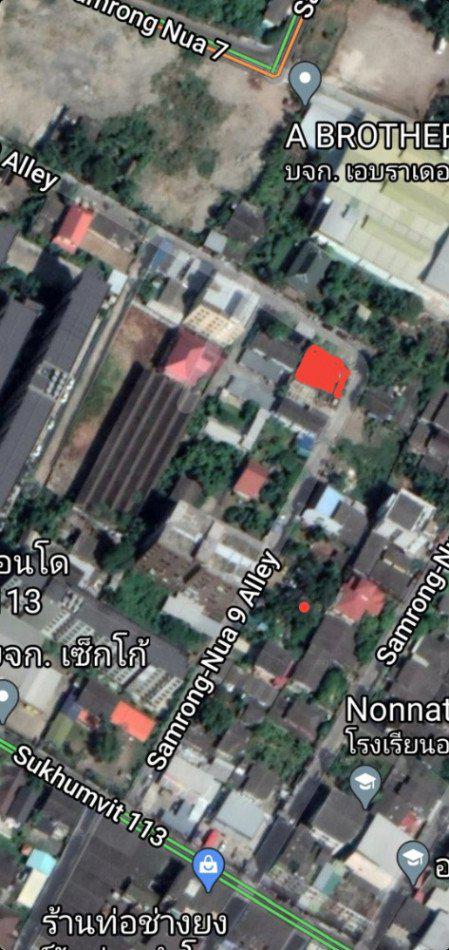 ขาย ที่ดิน ซอยสุขุมวิท 113 (สำโรงเหนือซอย 9)  ID-11644