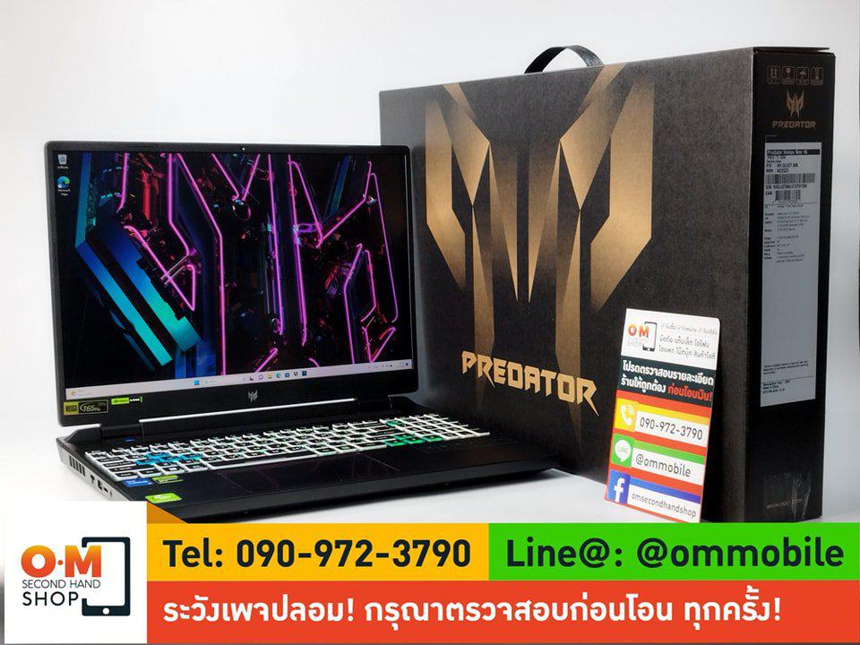 ขาย/แลก Acer Predator Helios Neo 16 PHN16-71-53N0 GeForce RTX4060 ศูนย์ไทย เครื่องไม่กี่วัน เพียง 44,900.-