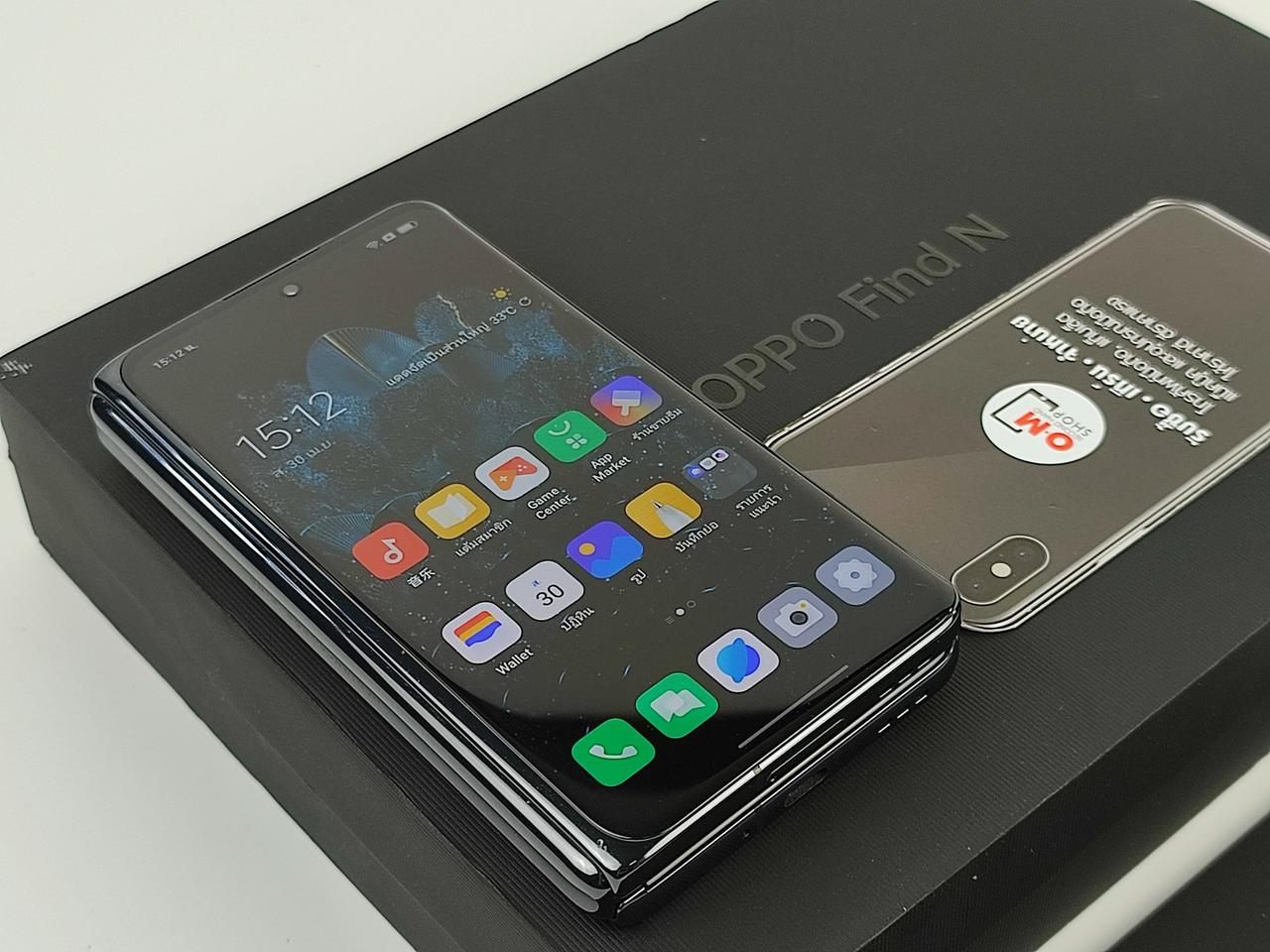 ขาย/แลก OPPO Find N 5G 8/256 Black รอมจีน สภาพสวย Snap888 แท้ ครบยกกล่อง เพียง 38,900 บาท  รูปที่ 6