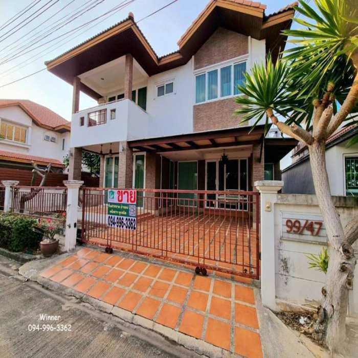 ขายบ้านเดี่ยว หมู่บ้านขวัญใจโดม ใกล้ ม.ธรรมศาตร์รังสิต ระยะทางเพียง 1.4 กม. จากบ้านถึงหน้ามหาวิทยาลัย รูปที่ 1