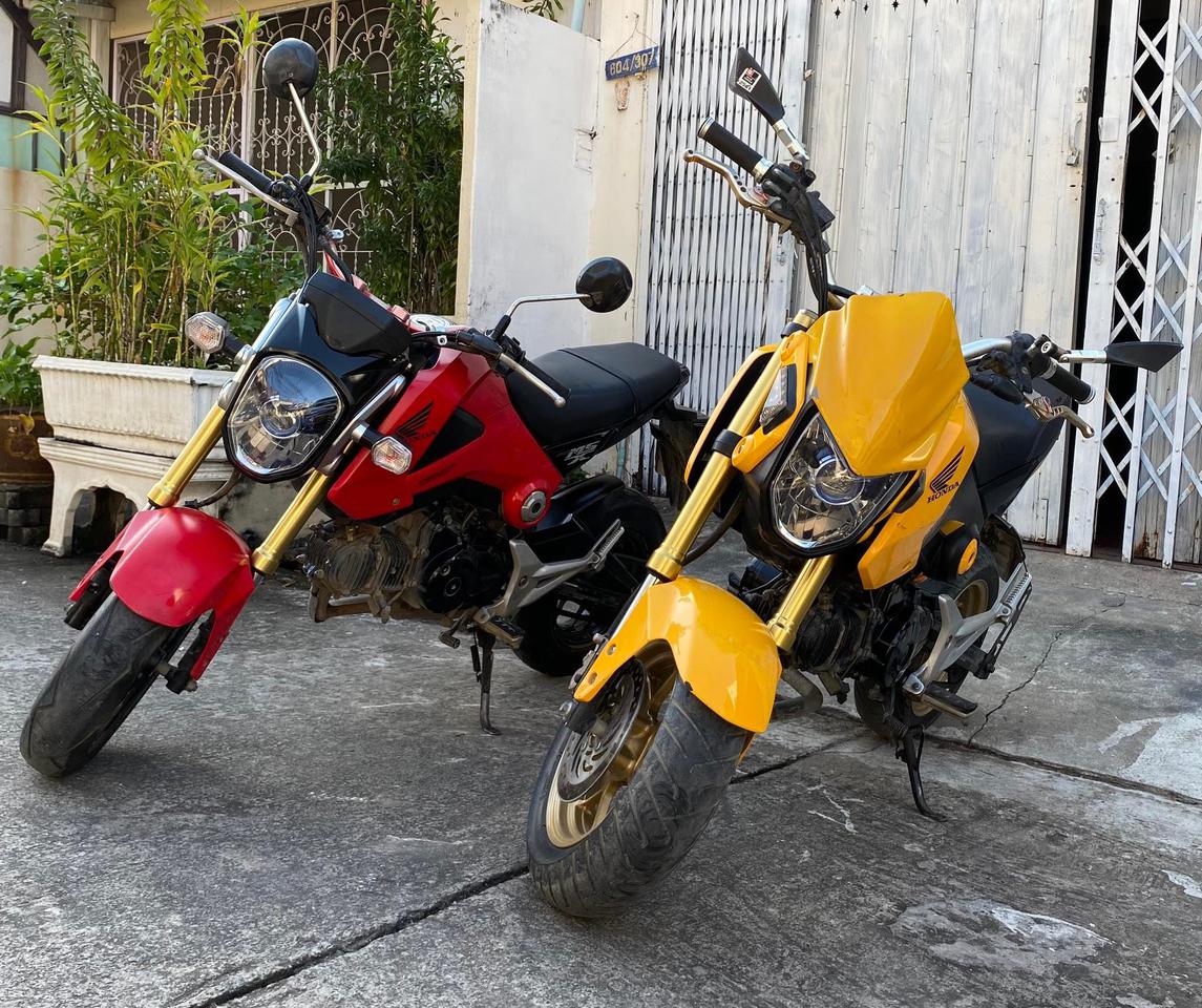 ขาย 2คัน MSX ปี58 เครื่องเงียบเดิม รถสภาพดี ขี่กลับได้เลย เล่มทะเบียนครบ คันละ 18,900
